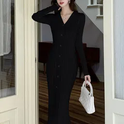 StyleCast x Revolte Scuba Women Bodycon Midi Dress-picture-13