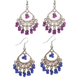 Creative Frogs Women Silver-Plated Alloy Jhumkas-image-78