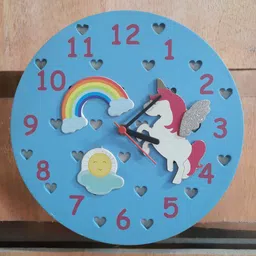 KIDOZ Magical Unicorn Clock Sky Blue-picture-11