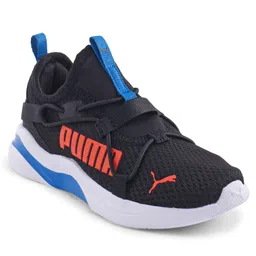 PUMA Slip On Casual Shoes with Brand Text Print - Black-picture-10