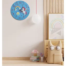 KIDOZ Magical Unicorn Clock Sky Blue image 2