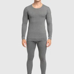 Lux Cozi Men Ribbed Round Neck Thermal Set-image-27