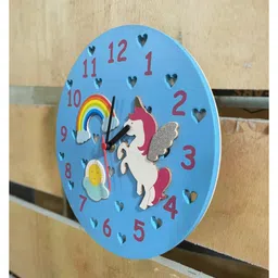 KIDOZ Magical Unicorn Clock Sky Blue image 4