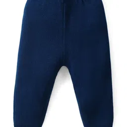 Babyhug Knitted Full Sleeves Sweater Set with Intarsia Design - Blue Red & White image 4