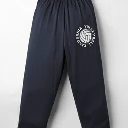 Taeko Single Jersey Knit Full Sleeves T-Shirt & Pant Set With Text Print - Sea Green & Black image 4