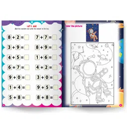 bookford publications Magic Land Space Copy Coloring Book For Kids - English image 5