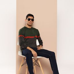 INVICTUS Acrylic Colourblocked Pullover-picture-45