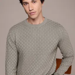 French Connection Self Design Knitted Pullover Sweatshirts image 1