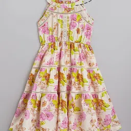Hopscotch Girls Cotton Fit & Flare Dresses-image-18