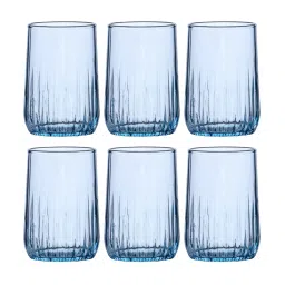 Pasabahce Turquoise Glass Nova Tumbler - Set of 6 image 4