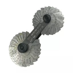 Assorts BSW & Metric Thread Guage Stainless Steel Flat Head 55� & 60� Angle 51 Blades-picture-48