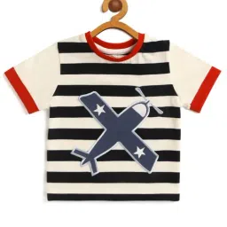 LADORE Kids White Striped T-Shirt-picture-11