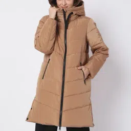 Vero Moda Gold Full Sleeves Puffer Jacket-picture-15