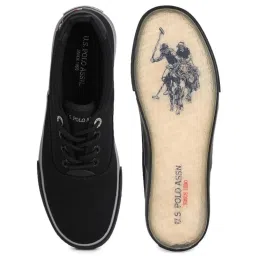 U.S. Polo Assn. Men's Black Casual Sneakers image 4