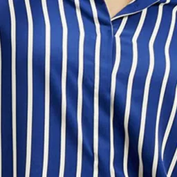 Levi's Blue Regular Fit Striped Shirt image 4