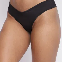 Basiics By La Intimo Black & White Comfort Fit Panties - Pack Of 2 image 4