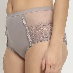 aoba Erotissch Pack Of 4 Grey Lace Thongs image 4