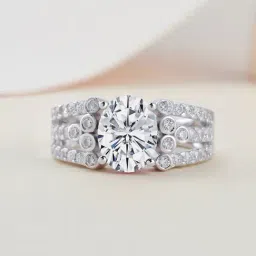 Ornate Jewels 925 Silver 2.5 Carat Oval American Diamond Solitaire Ring-picture-35