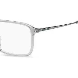 HUGO Grey Rectangular Eye Frames for Men image 4