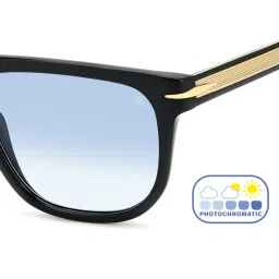 DAVID BECKHAM Blue Square Sunglasses for Men image 4