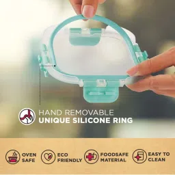 Allo Borosilicate Glass Containers with Lids Microwave Safe Container for Glass Storage Containers image 4