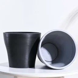 Ugaoo Tivoli Light Grey Plastic Large Planter image 4