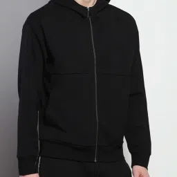 Calvin Klein Black Relaxed Fit Hooded Sweatshirt image 4