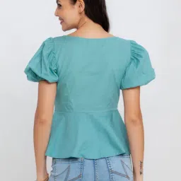 Zink London Green A-Line Top image 2