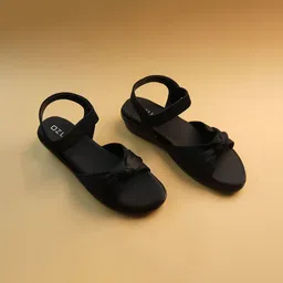 Ozuri Suede Wedge Sandals with Bows-picture-41