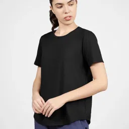 Skechers Black Polyester Regular Fit T-Shirts image 4