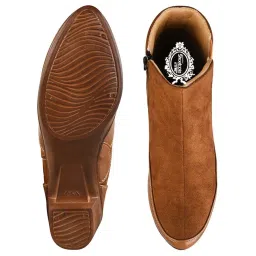 Shoetopia Kids Tan Casual Boots image 4