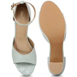 Inc.5 Women's Green Ankle Strap Sandals image 4