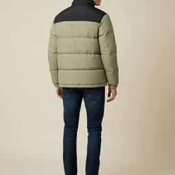 Mast & Harbour Men Shawl Collar Long Sleeves Puffer Jacket image 3