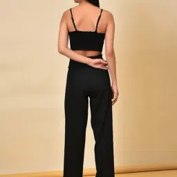 NUHH Susegad Embroidered Black Bralette image 4