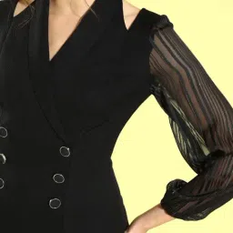 Miss Chase Black Shift Dress image 4