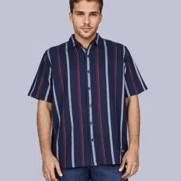 Wrangler Navy Casual Shirt-image-64