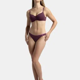 Jockey 1723 Prune Wirefree Padded Medium Coverage T-Shirt Bra image 5