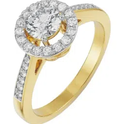 Emori 14k Yellow Gold & Diamond Jenny Halo Ring-picture-37
