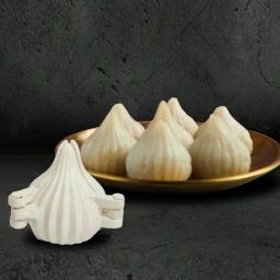 HAZEL White Aluminium 21 Kali Big Size Ukadiche Modak Sacha-picture-45