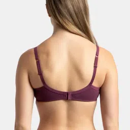 Jockey 1723 Prune Wirefree Padded Medium Coverage T-Shirt Bra image 2