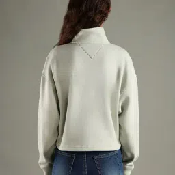 Tommy Hilfiger Green Cotton Regular Fit Sweatshirt image 2