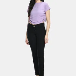 Absorbing Crepe Crop Top image 3