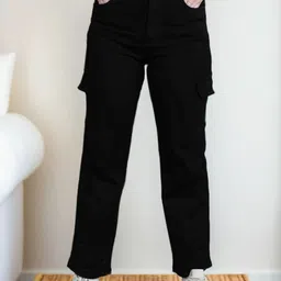 DressBerry Women Pixie Straight Fit High-Rise Stretchable Jeans-image-5