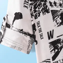 Infinity Boys Opaque Printed Casual Shirt image 5