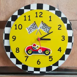 KIDOZ Super Ferrari Clock Yellow-picture-14