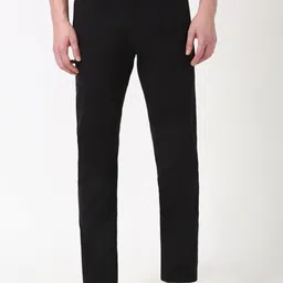 Peter England Casuals Men Straight Fit Mid-Rise Trousers-picture-11