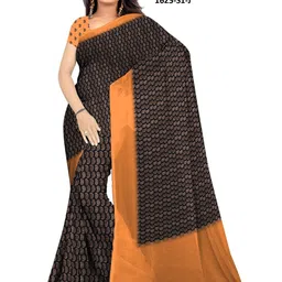 SHIVAM FABRICS Paisley Poly Georgette Saree image 1