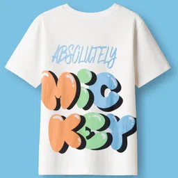 Ollington St. Disney Single Jersey Knit Half Sleeves T-Shirt & Joggers Set with Mickey Mouse Front & Back Graphic Belt Detailing - Green & White image 3