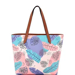 Provogue Leaf Printed Structured Handheld Bag image 1