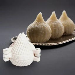 HAZEL White Aluminium 21 Kali Big Size Modak Sacha-picture-44